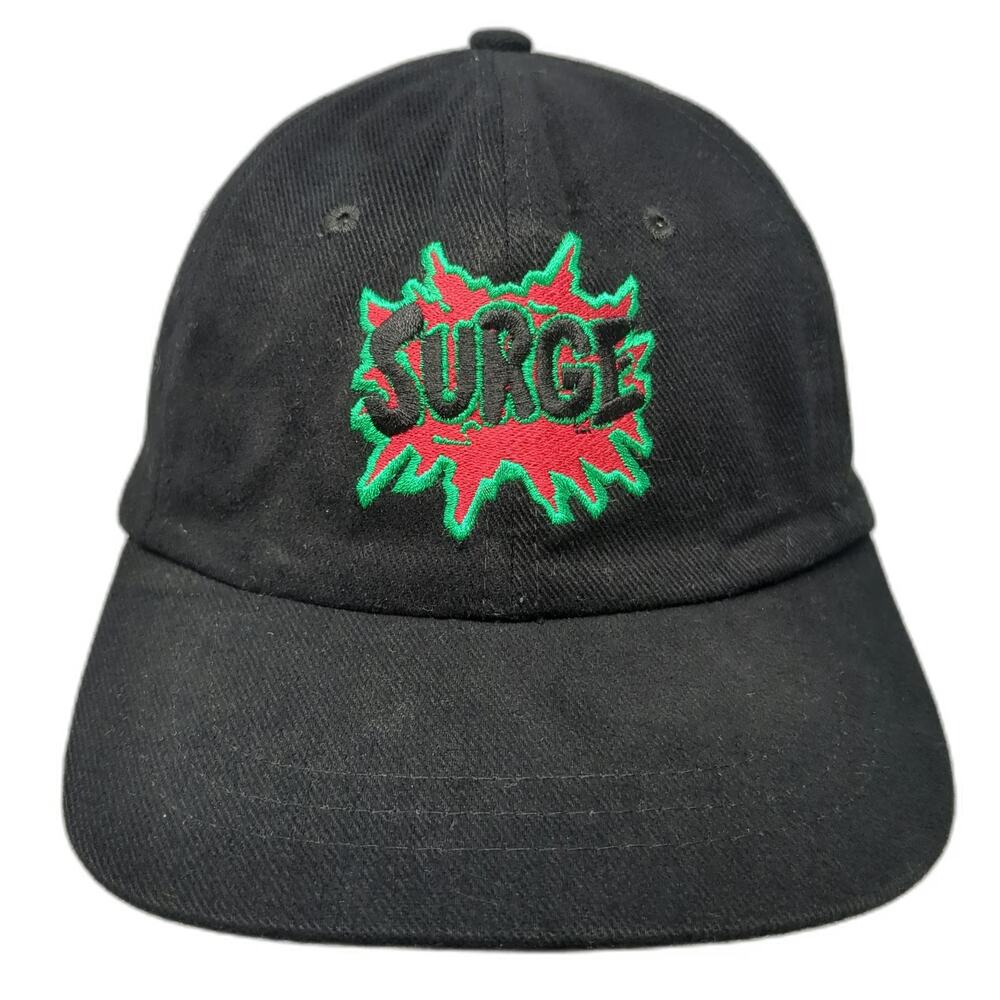 Headshot Baseball Cap Black Surge Soda Get Some Logo Embroidered Hat Vintage
